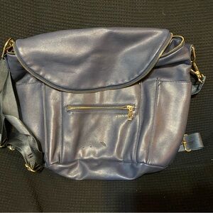 Fawn Design Navy Blue Crossbody backpack Bag